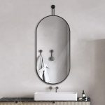 ESPEJO OVALADO COLGANTE 120X60 CM